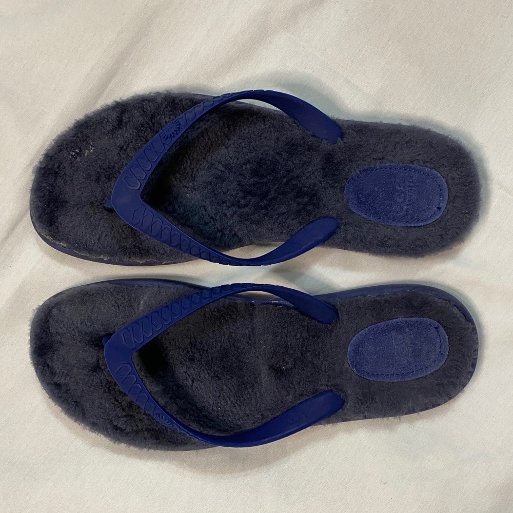 Blue Ugg Flip Flops
